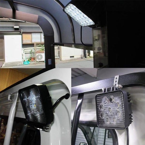 Planet Gates 1pcs Spot 48W 4inch 10cm 18W 27W 48W Offroad Car 4WD Truck Tractor Boat Trailer 4x4 SUV ATV 12V Spot Flood LED Light Bar LED Work Light