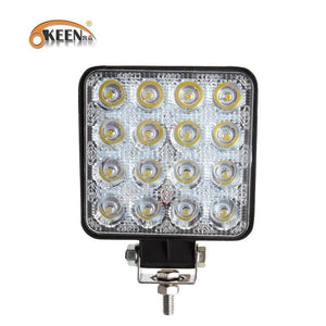 Planet Gates 1pcs Spot 48W 4inch 10cm 18W 27W 48W Offroad Car 4WD Truck Tractor Boat Trailer 4x4 SUV ATV 12V Spot Flood LED Light Bar LED Work Light