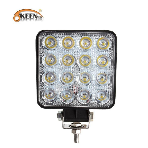 Planet Gates 1pcs Spot 48W 4inch 10cm 18W 27W 48W Offroad Car 4WD Truck Tractor Boat Trailer 4x4 SUV ATV 12V Spot Flood LED Light Bar LED Work Light