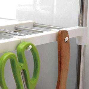 Planet Gates 1pcs Stainless Steel Adjustable Multifunctional Microwave Oven Shelf Rack Standing Type Double Kitchen Storage Holders