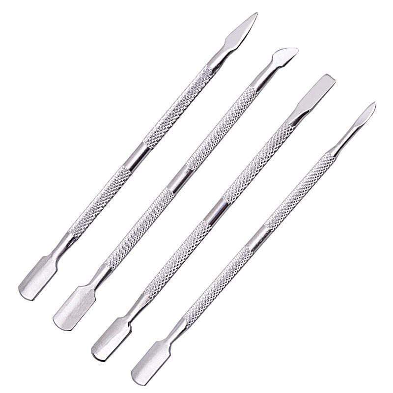 Planet Gates 1Pcs Stainless Steel Double Head Cuticle Pusher for Manicure 2021 Tools for Nails Art Non-Slip Nail Cuticle Remover Accessories