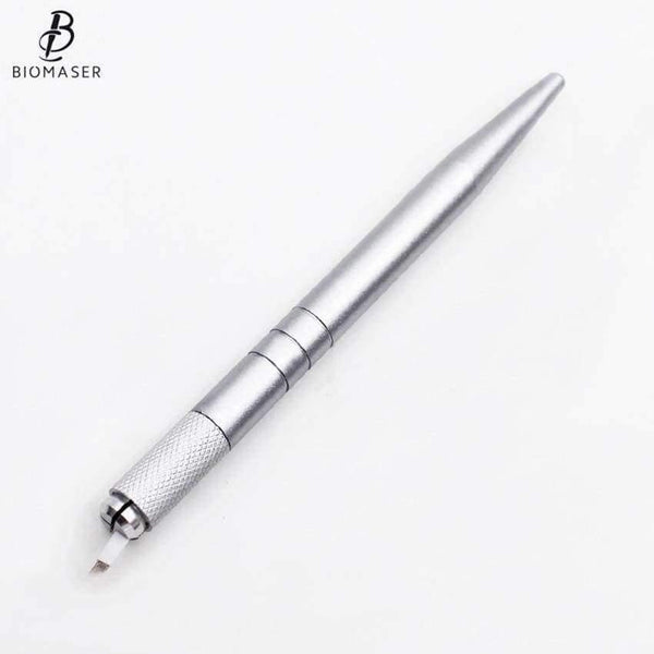 Planet Gates 1pcs Tatoo Pen Microblading Pen for Eyebrow Tattoo Machine Tebori Permanent Makeup Eyebrow Tattoo Manual Pen Needle Blade Slot