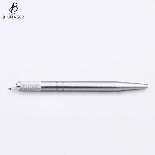 Planet Gates 1pcs Tatoo Pen Microblading Pen for Eyebrow Tattoo Machine Tebori Permanent Makeup Eyebrow Tattoo Manual Pen Needle Blade Slot