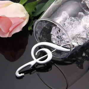 1pcs Unique Wedding Favors "Symphony" Chrome Music Note Bottle Opener wedding gift