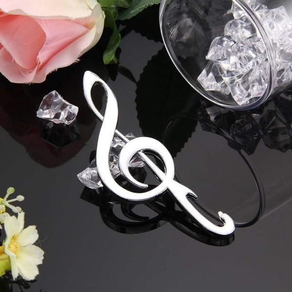 1pcs Unique Wedding Favors "Symphony" Chrome Music Note Bottle Opener wedding gift