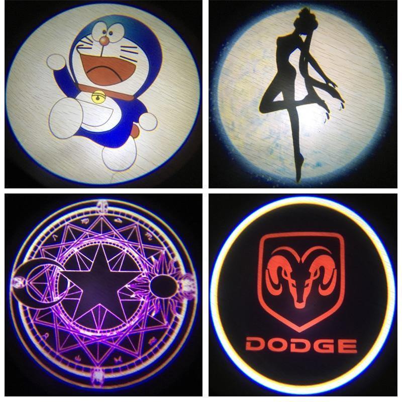 Planet Gates 1PCS Universal Wireless Car Door Welcome Logo Light Projector LED Laser Lamp For Ford BMW Toyota Volkswagen Chevrolet Mazda