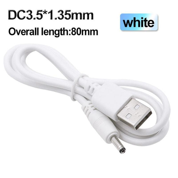 Planet Gates 1pcs USB To DC 3.5 * 1.35mm Round Hole Mini Speaker Charging Cable 5V Power Cord 3.5mm Charging Cable For USB Fan USB Lamp