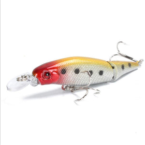 Planet Gates 1PCS Wobblers Pike Fishing Lures Multi Jointed Sections Hard Bait 85mm/7.4g Artificial Bait Minnow Crankbait Fishing Tackle Lure