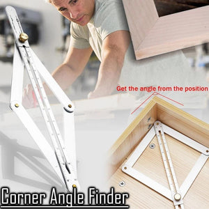1piece Metal Ceiling Artifact Tool Square Protractor Digital Angle Ruler Finder Instrument Protractor Angle Meter Goniometer
