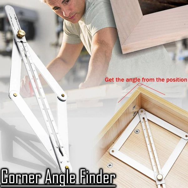 1piece Metal Ceiling Artifact Tool Square Protractor Digital Angle Ruler Finder Instrument Protractor Angle Meter Goniometer