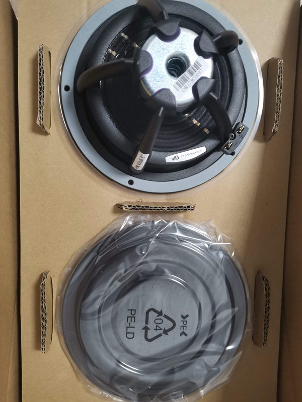 Planet Gates 1Pieces Original Vifa  NE180W-08/04 6.5'' Midrange Speaker Driver Unit Neodymium Casting Aluminum Frame Wood Pulp Cone 8 Ohm/80W