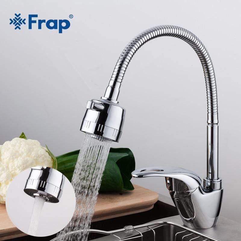 Planet Gates 1set Brass Kitchen Sink Faucet Mixer Cold And Hot Tap Single Hole Water Tap Mixer Kitchen Mixer Torneira Cozinha F4303