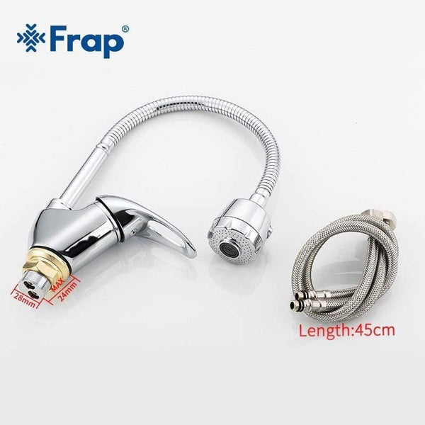 Planet Gates 1set Brass Kitchen Sink Faucet Mixer Cold And Hot Tap Single Hole Water Tap Mixer Kitchen Mixer Torneira Cozinha F4303