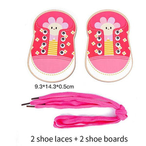 Planet Gates 1set children's fun montessori learn basic life skills teaching aids clothes threading button sewing board game educational toys