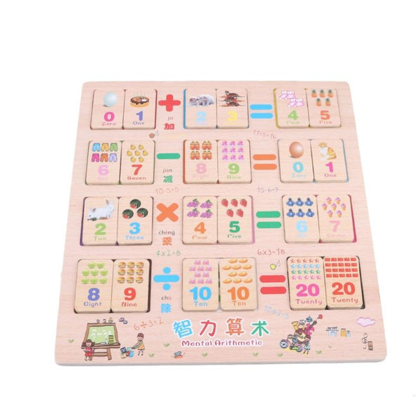Planet Gates 1Set Wooden Montessori Hundred Board Math 1 to 100 Consecutive Numbers Counting Toy Montessori Educational Wooden Toys for Child