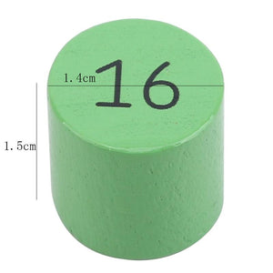 Planet Gates 1Set Wooden Montessori Hundred Board Math 1 to 100 Consecutive Numbers Counting Toy Montessori Educational Wooden Toys for Child