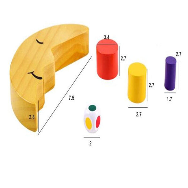 Planet Gates 1Set Wooden Montessori Hundred Board Math 1 to 100 Consecutive Numbers Counting Toy Montessori Educational Wooden Toys for Child