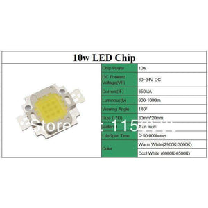 Planet Gates 1W 10W 20W 30W 50W 100W High power LED IC Integrated COB Lamp Cree chip Flood light Bulb light Warm White Cold white