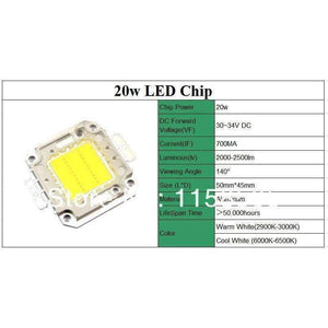 Planet Gates 1W 10W 20W 30W 50W 100W High power LED IC Integrated COB Lamp Cree chip Flood light Bulb light Warm White Cold white