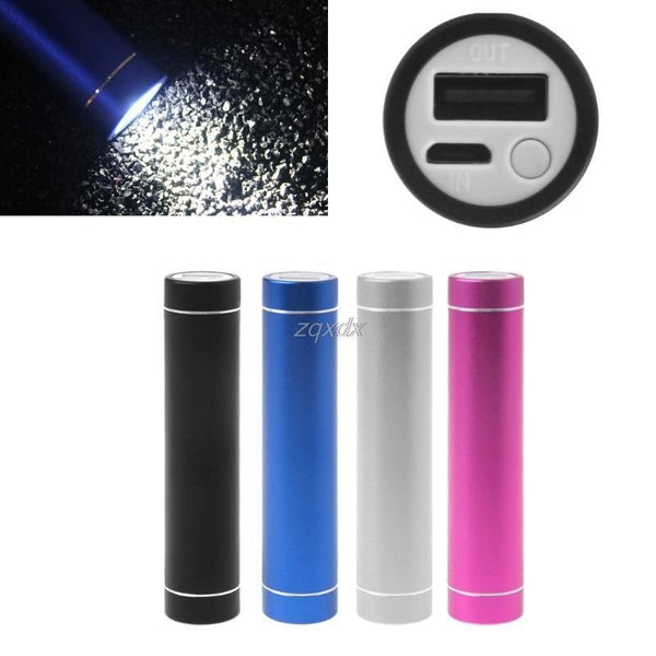 Planet Gates 1x 18650 Battery USB Holder Power Bank Case DIY 3 Mode Flashlight For Cell Phone Z07 Drop ship