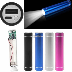 Planet Gates 1x 18650 Battery USB Holder Power Bank Case DIY 3 Mode Flashlight For Cell Phone Z07 Drop ship