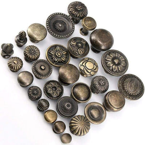 1x  Antique Bronze Kitchen Cabinet Drawer Knobs Dresser Cupboard Wardrobe Furniture Pulls Handle Wooden Box Jewelry Box Knobs