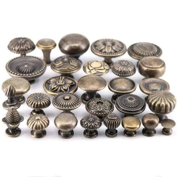 1x  Antique Bronze Kitchen Cabinet Drawer Knobs Dresser Cupboard Wardrobe Furniture Pulls Handle Wooden Box Jewelry Box Knobs