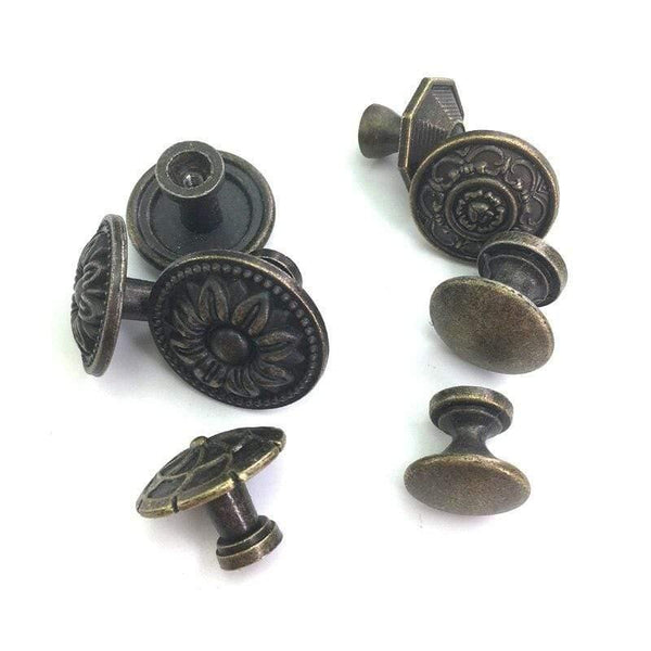 1x  Antique Bronze Kitchen Cabinet Drawer Knobs Dresser Cupboard Wardrobe Furniture Pulls Handle Wooden Box Jewelry Box Knobs