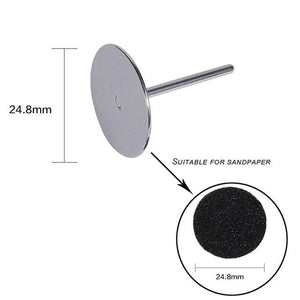 Planet Gates 1X Disc drill shaft Machine Nail Drill Bits Zebra Sanding Bands Foot Care Polishing Manicure Gel Polish Remover Replacement Tools Cutter