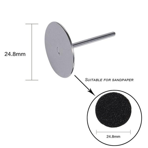 Planet Gates 1X Disc drill shaft Machine Nail Drill Bits Zebra Sanding Bands Foot Care Polishing Manicure Gel Polish Remover Replacement Tools Cutter