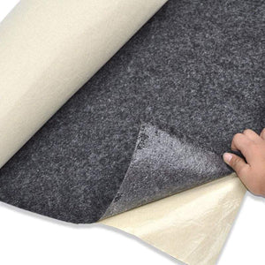 Planet Gates 1x0.5m Speaker Cloth Self-Adhesive Felt Subwoofer Box Tape Strip Patch Sound Absorption Anti-seismic Beige/Silver/Gray/Black