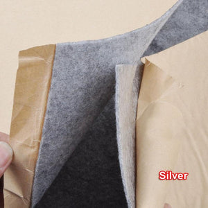 Planet Gates 1x0.5m Speaker Cloth Self-Adhesive Felt Subwoofer Box Tape Strip Patch Sound Absorption Anti-seismic Beige/Silver/Gray/Black