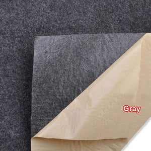 Planet Gates 1x0.5m Speaker Cloth Self-Adhesive Felt Subwoofer Box Tape Strip Patch Sound Absorption Anti-seismic Beige/Silver/Gray/Black