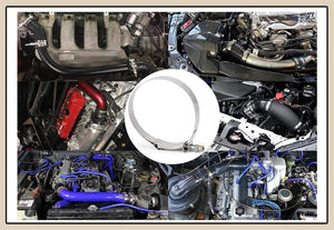 Planet Gates 2.0" 2.25" 2.5" 2.75" 3.0" 3.25" 3.5" 3.75" 4.0" T-Bolt Exhaust Clamp Intake Turbo Exhaust Intercooler Silicone Coupler 1 Piece