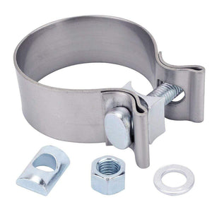 Planet Gates 2.0" 2.25" 2.5" 3.0" 4.0" Stainless Exhaust Lap Joint Exhaust Band Clamp Exhaust Sleeve Butt Joint Clamp