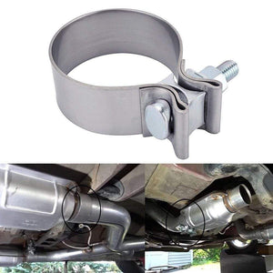 Planet Gates 2.0" 2.25" 2.5" 3.0" 4.0" Stainless Exhaust Lap Joint Exhaust Band Clamp Exhaust Sleeve Butt Joint Clamp