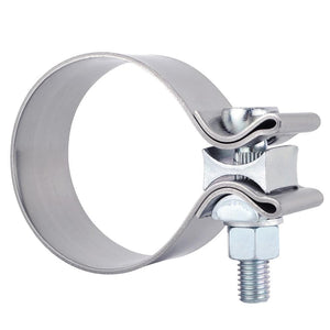 Planet Gates 2.0" 2.25" 2.5" 3.0" 4.0" Stainless Exhaust Lap Joint Exhaust Band Clamp Exhaust Sleeve Butt Joint Clamp