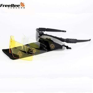 Planet Gates 2.0 Hunting Glasses Army Ballistic 3 lens Eyewear Camping Hiking uv400 Goggles CS Game Military Gafas