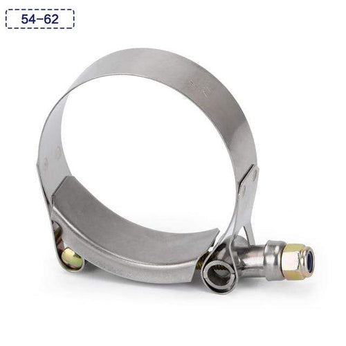 Planet Gates 2.0 inch (54-62mm) 2.0" 2.25" 2.5" 2.75" 3.0" 3.25" 3.5" 3.75" 4.0" T-Bolt Exhaust Clamp Intake Turbo Exhaust Intercooler Silicone Coupler 1 Piece