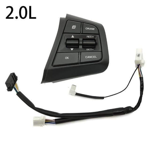 Planet Gates 2.0L Steering Wheel Cruise Control Button Switch For Hyundai Creta Ix25 1.6L 2.0L Remote Control Volume Button Right Side Blue Light