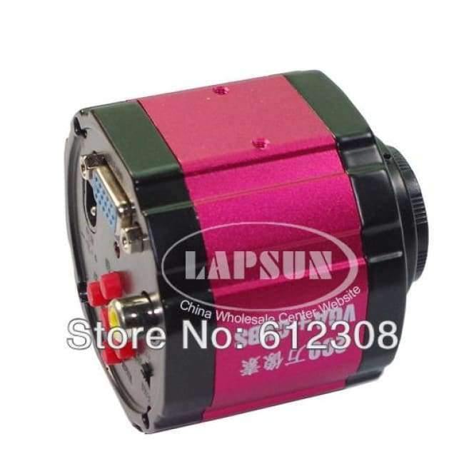 Planet Gates 2.0MP HD 2 in 1 Digital Industry Industrial Microscope Camera Magnifier VGA  AV TV Video Output  for PCB Lab + AC Power Supply