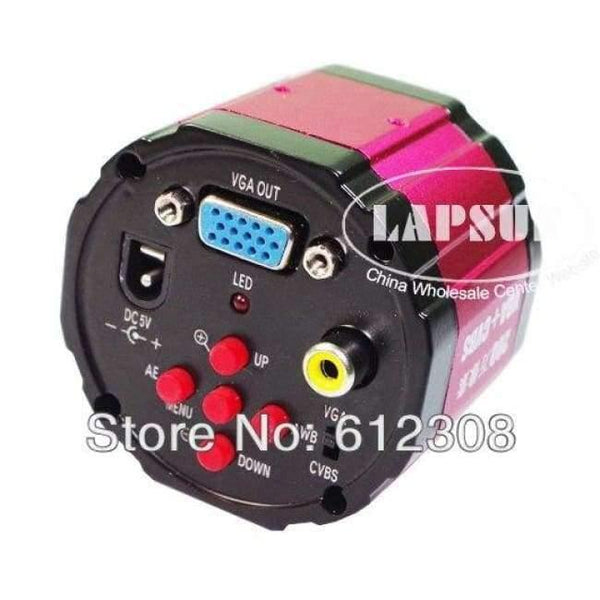 Planet Gates 2.0MP HD 2 in 1 Digital Industry Industrial Microscope Camera Magnifier VGA  AV TV Video Output  for PCB Lab + AC Power Supply