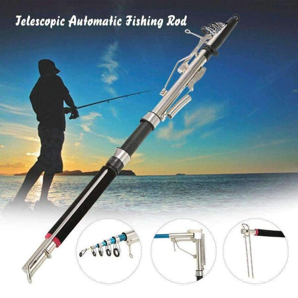 Planet Gates 2.1/2.4/2.7m Fishing Rod Adjustable Telescopic Automatic Pole Sea Shore River Lake Fishing Tackle Canaas De Pescar