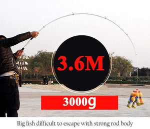 Planet Gates 2.1 m 2.1M -3.6M Carp Fishing Rod feeder Hard FRP Carbon Fiber Telescopic Fishing Rod fishing pole