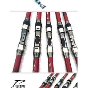 Planet Gates 2.1 m Telescopic Fishing Rod 99% Carbon Fiber 2.1-3.6M Carbon Spinning Pole Sea Fishing Stick Metal Ring