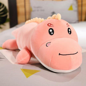 New Big Size Long Lovely Dinosaur Plush Toy Soft Cartoon Animal Dinosaur Stuffed Doll Boyfriend Pillow Kids Girl Birthday Gift