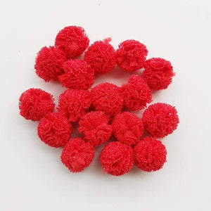 Planet Gates 2 100pcs/lot 15mm 10colors Mesh Flower Ball For Sewing On Scarf Shoes Hats Fur DIY Crafts Hair Clip Accessories