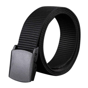 Wild-Men-Canvas Belt Hypoallergenic Metal Plastic-Automatic-Buckle High Quality Solid Size(Length X Width):110 X 3.2cm 30H