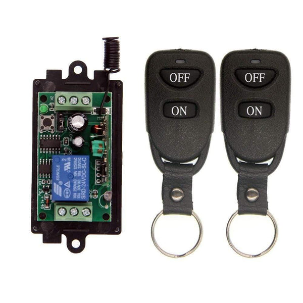 Planet Gates 2 / 12V / 315 MHz Wireless RF Remote Control Light Switch 10A Relay Output Radio DC 9V 12V 24V 1 CH Channel 1CH Receiver Module +Transmitter