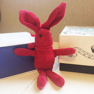 18-20CM Teddy Bear Stuffed Plush Toys Cute Dress Rabbit Pendant Dolls Gifts Birthday Wedding Party Decor